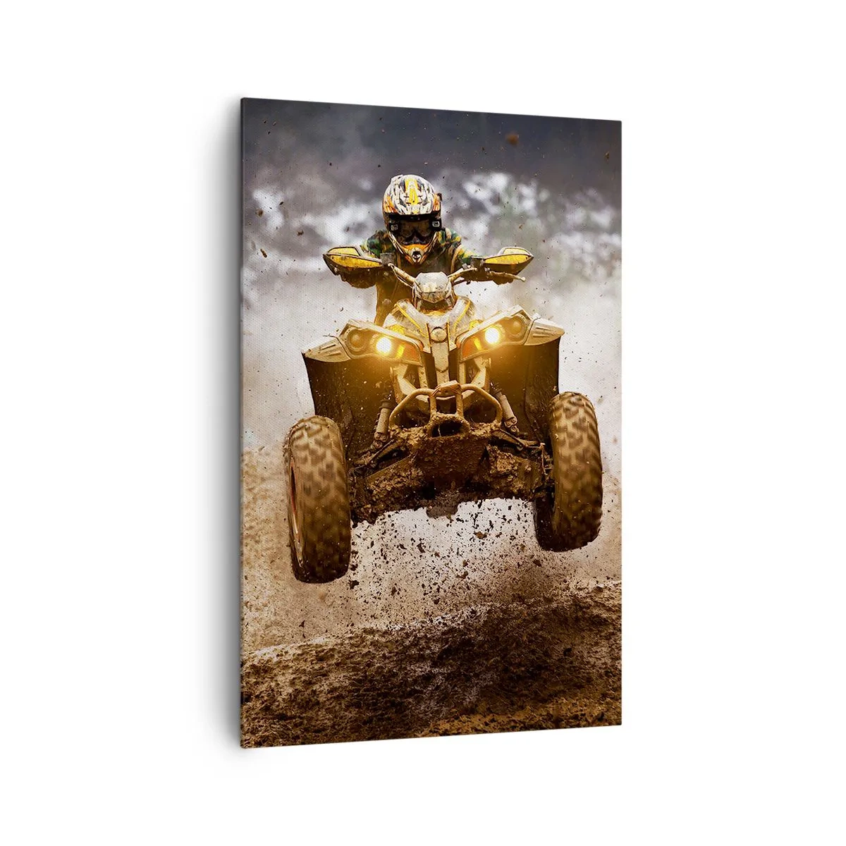 Canvastavla - Bild på duk - No risk no fun - 80x120 cm