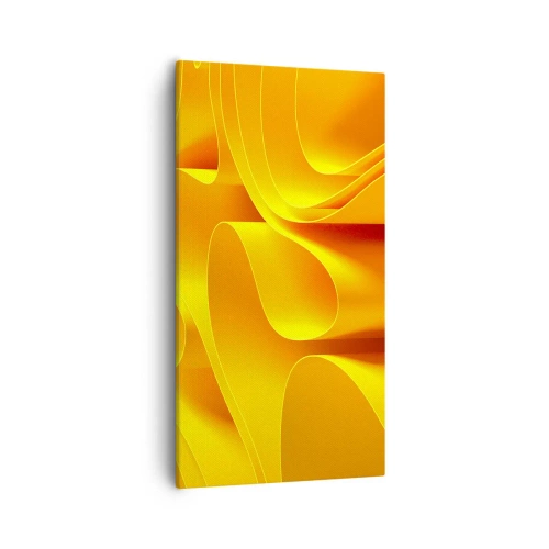 Canvastavla - Bild på duk - Som solens vågor - 55x100 cm