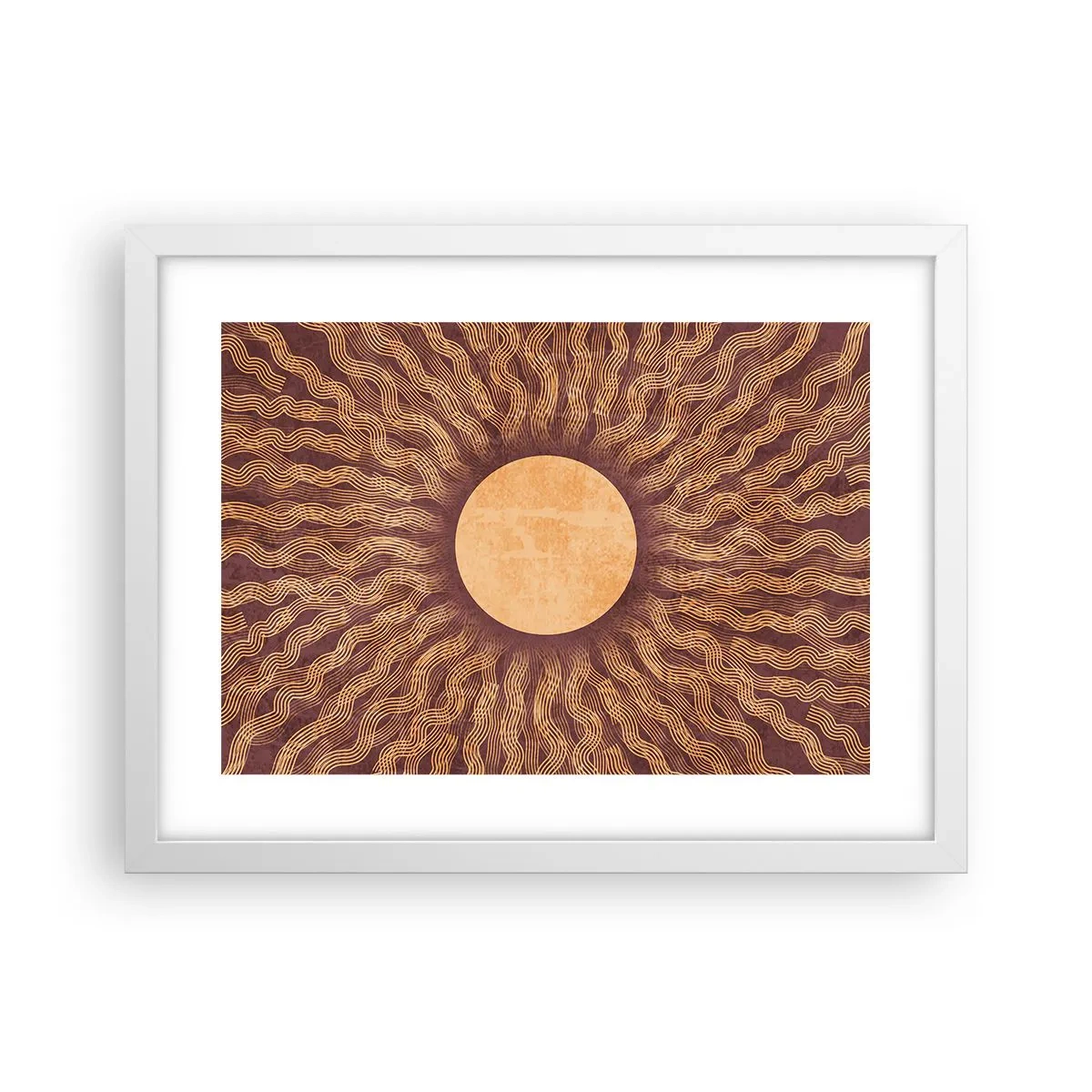 Affisch i vit ram - Solikon - 40x30 cm