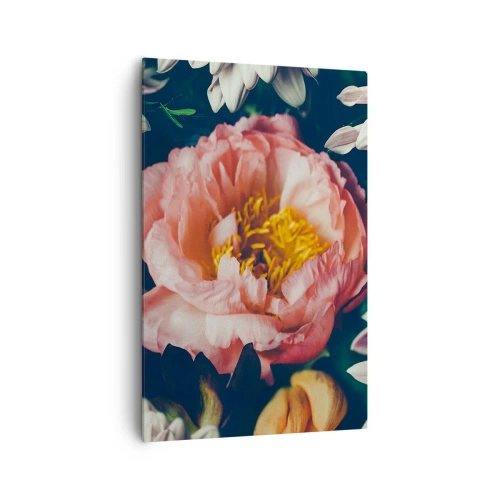 Canvastavla - Bild på duk - Med barockprakt - 80x120 cm