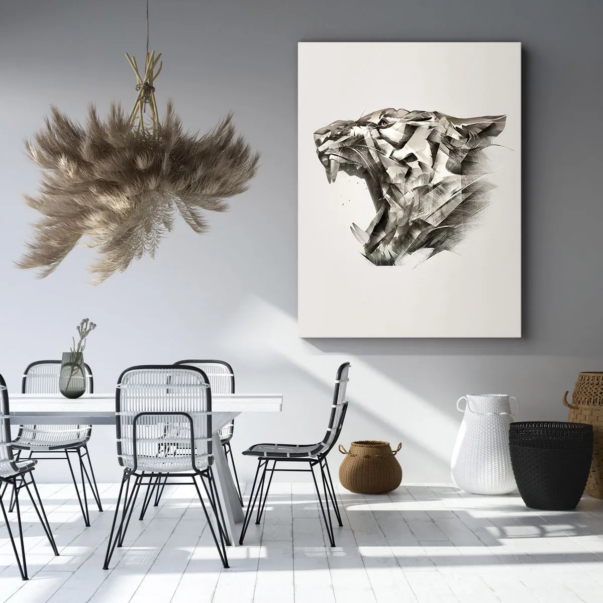 Canvastavla - Bild på duk - Nu vet du vem som styr - 50x70 cm