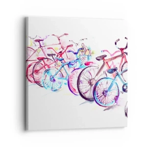 Canvastavla - Bild på duk - Antimotoklubbens träff - 30x30 cm