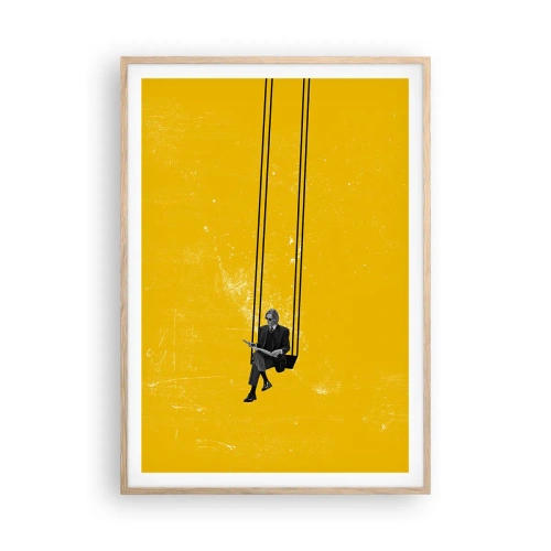 Affisch i ram av ljusek - En dag som alla andra - 70x100 cm