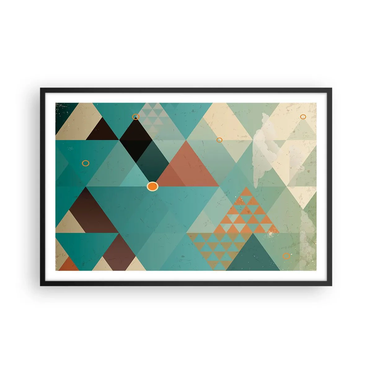 Affisch i svart ram - Mångfaldens enighet, enighetens mångfald - 91x61 cm