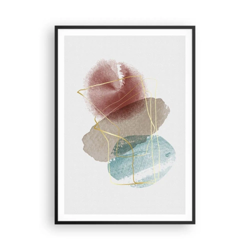 Affisch i svart ram - Rummets pärlor - 70x100 cm