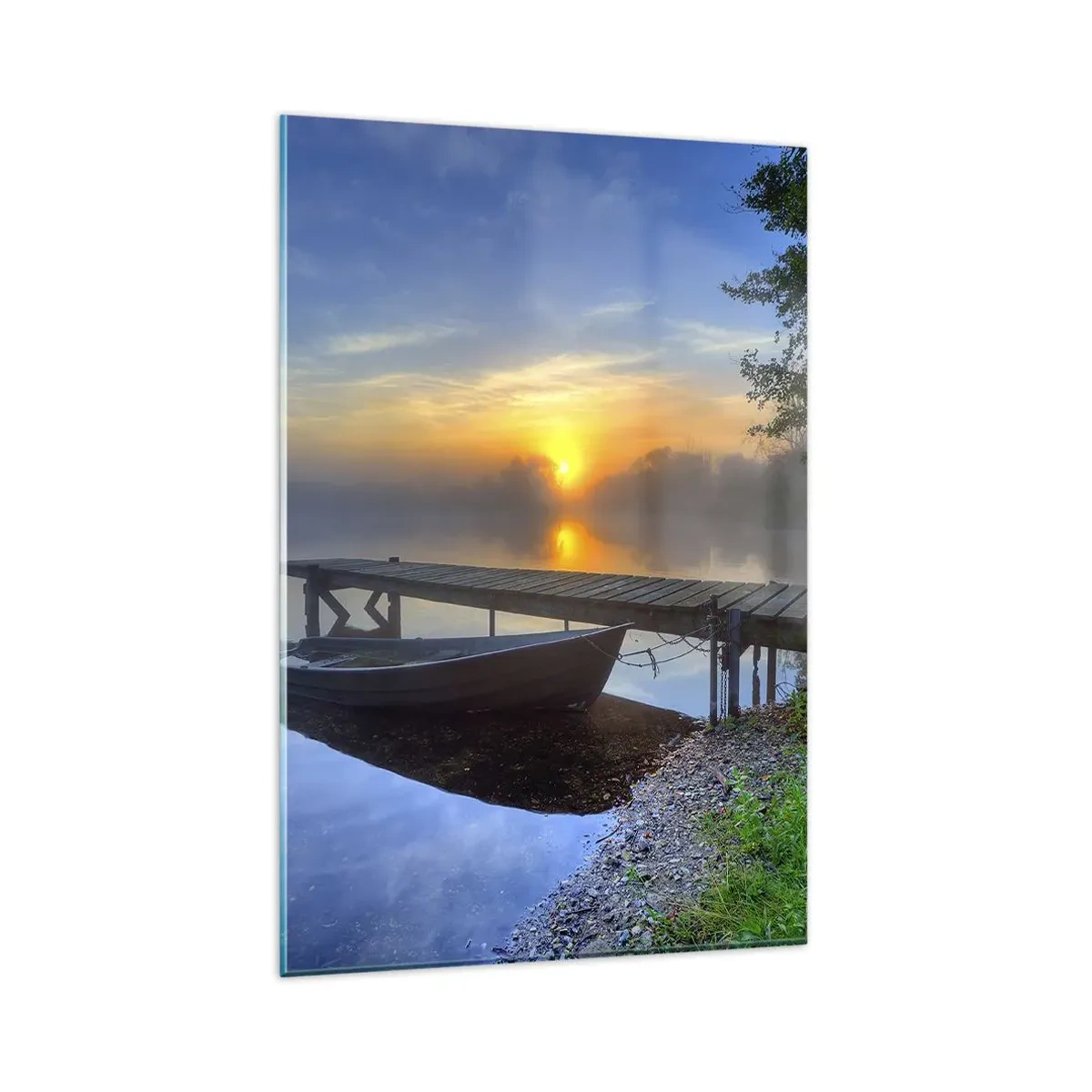 Glastavla - Bild på glas - Det vanliga förvandlas till det magiska - 80x120 cm