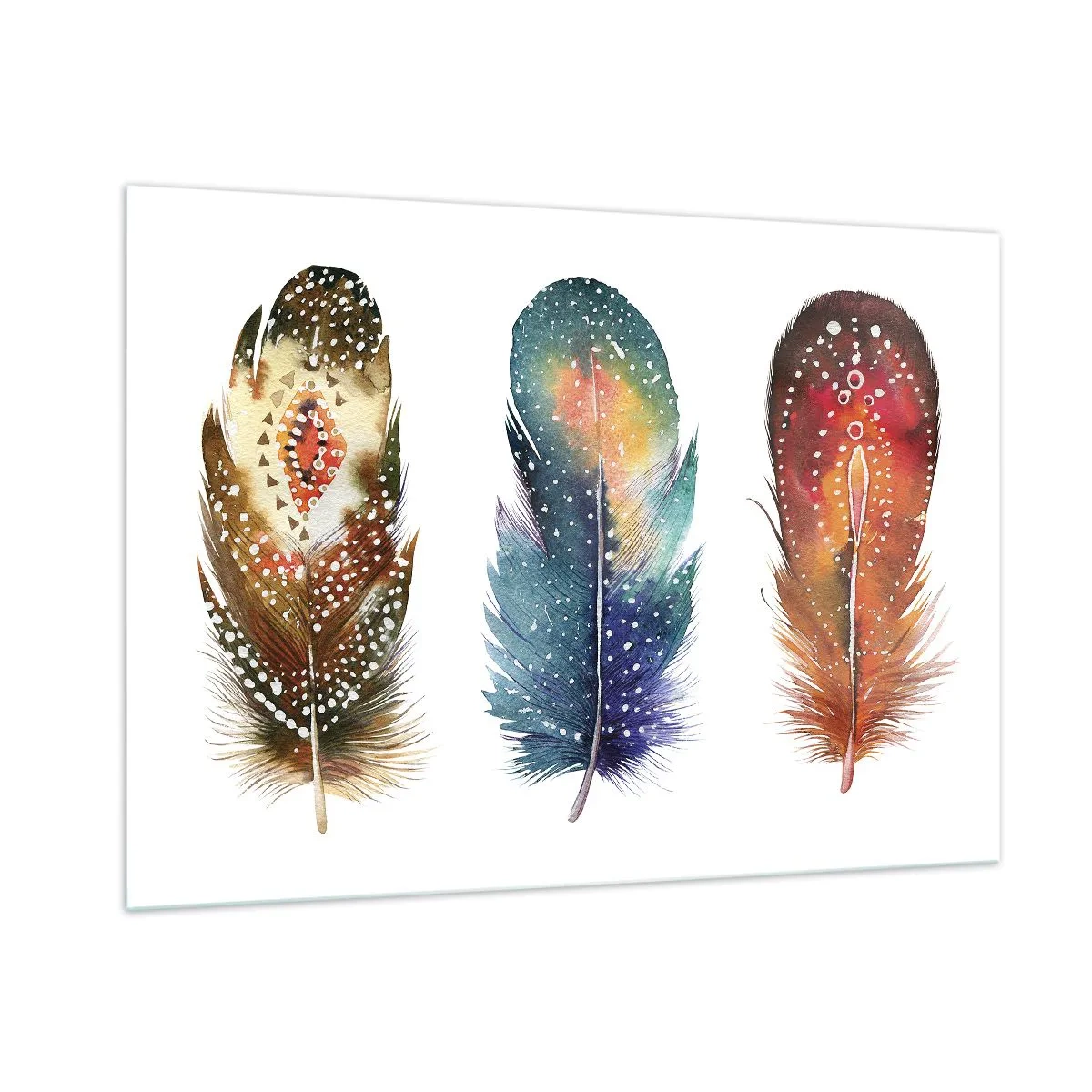 Glastavla - Bild på glas - Ritualer, seder, hemligheter - 100x70 cm