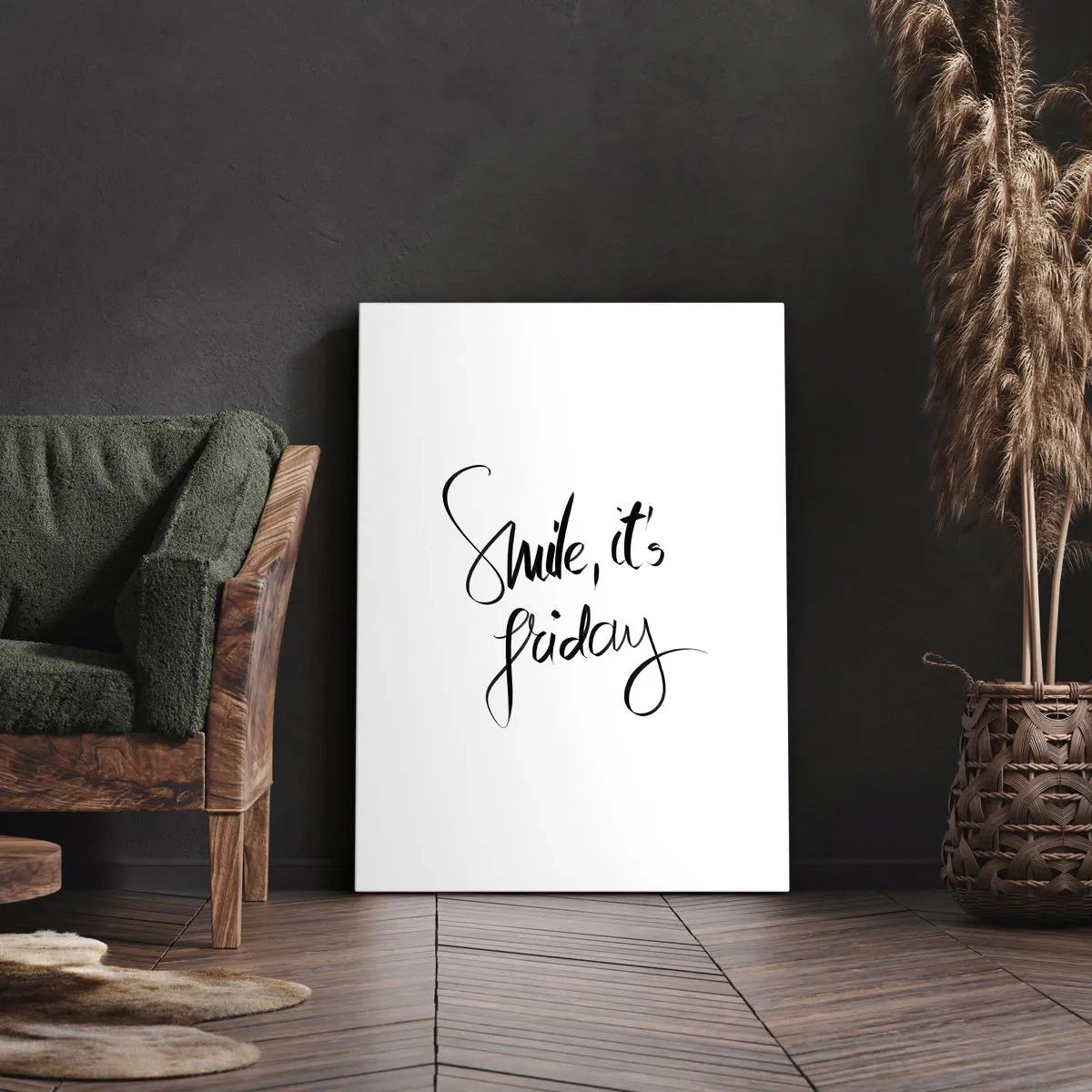 Canvastavla - Bild på duk - Riktig glädje - 80x120 cm