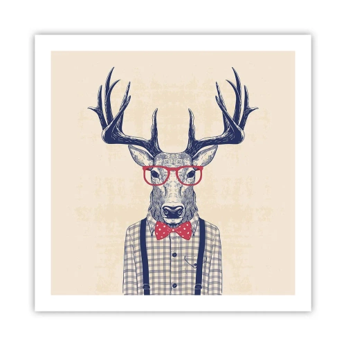 Affisch - Rolig extravagans - 60x60 cm