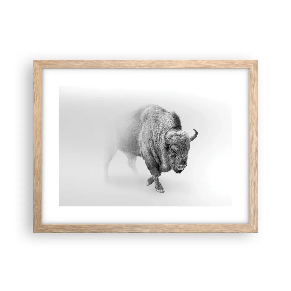 Affisch i ram av ljusek - Präriens kung - 40x30 cm