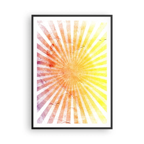 Affisch i svart ram - Solupp- och nedgångar - 70x100 cm