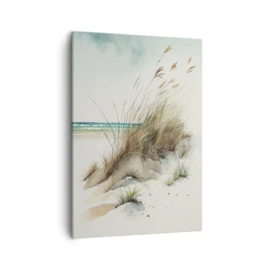 Canvastavla - Bild på duk - Inlindad i sand - 50x70 cm