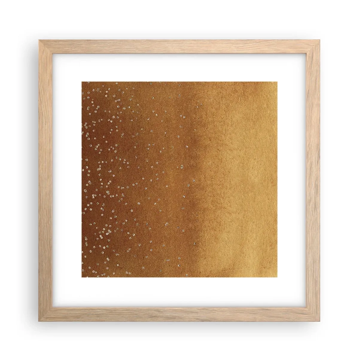 Affisch i ram av ljusek - Ljusets födsel - 30x30 cm