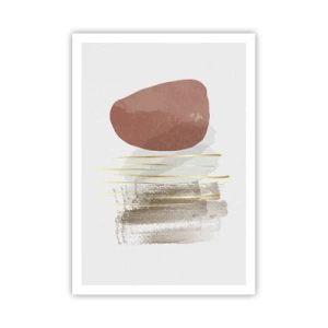 Affisch - Abstrakt pelargång - 70x100 cm