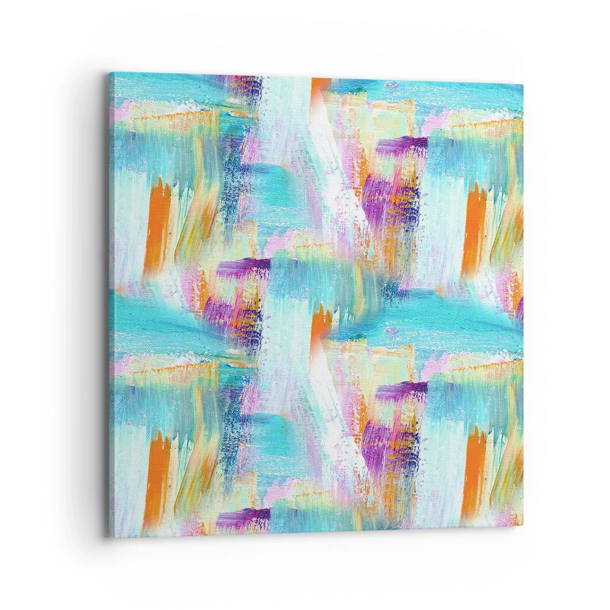 Canvastavla - Bild på duk - Glatt klotter - 70x70 cm