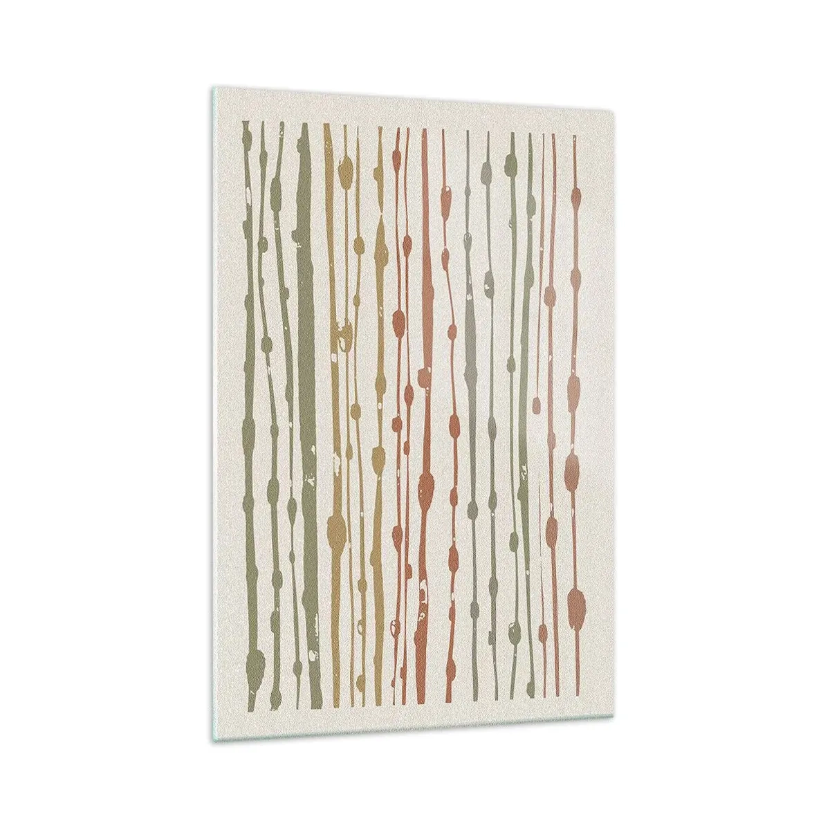 Glastavla - Bild på glas - Musikalisk färgnotation - 70x100 cm