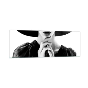 Glastavla - Bild på glas - Dold skönhet - 90x30 cm