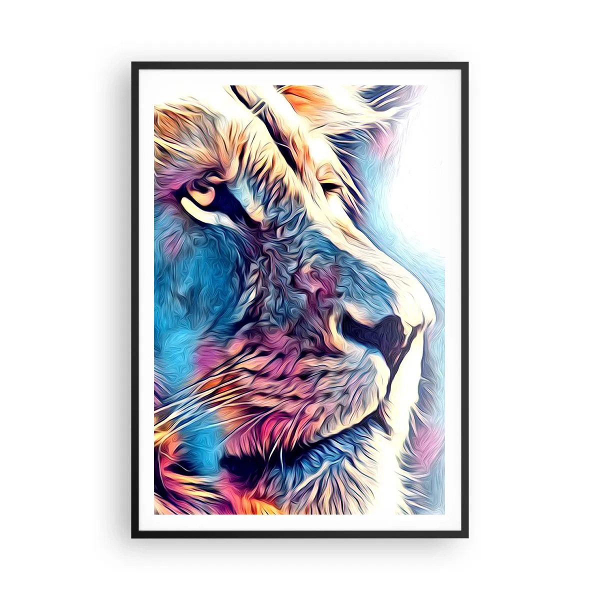 Affisch i svart ram - Naturens klokhet - 70x100 cm