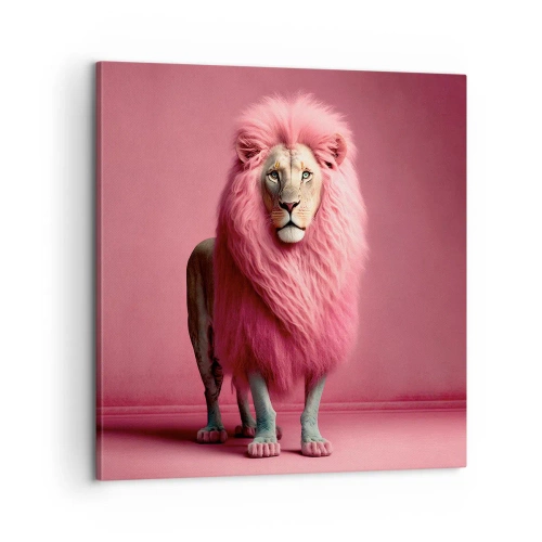 Canvastavla - Bild på duk - Och du är inte längre rädd - 60x60 cm