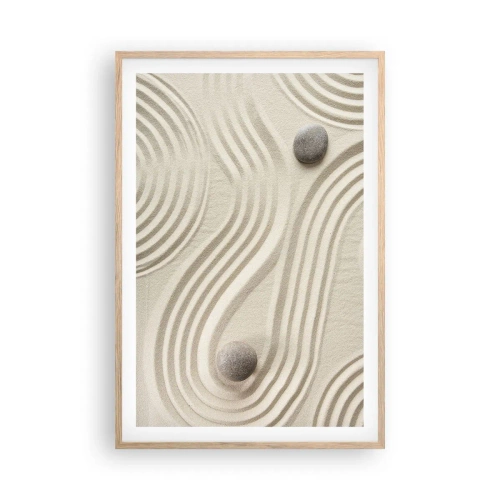 Affisch i ram av ljusek - Värmens beröring - 61x91 cm