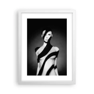 Affisch i vit ram - I skenet och i skuggan - 30x40 cm