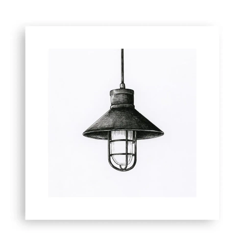 Affisch - Som för många år sedan... - 30x30 cm
