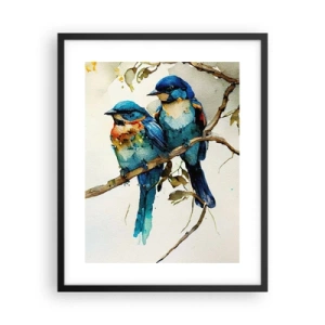 Affisch i svart ram - Sur? - 40x50 cm