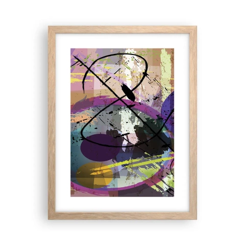 Affisch i ram av ljusek - Rakt fram eller runt - 30x40 cm