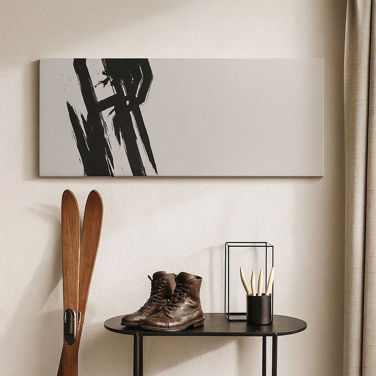 Canvastavla - Bild på duk - En ostoppbar rörelse - 100x40 cm