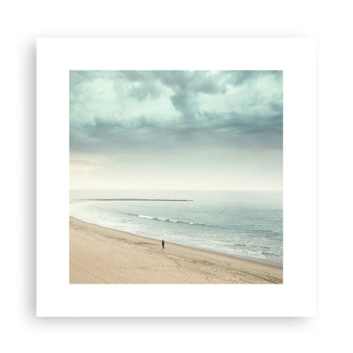 Affisch - På jakt efter frid - 30x30 cm