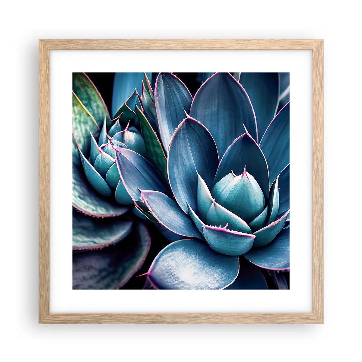 Affisch i ram av ljusek - Vital kraft - 40x40 cm