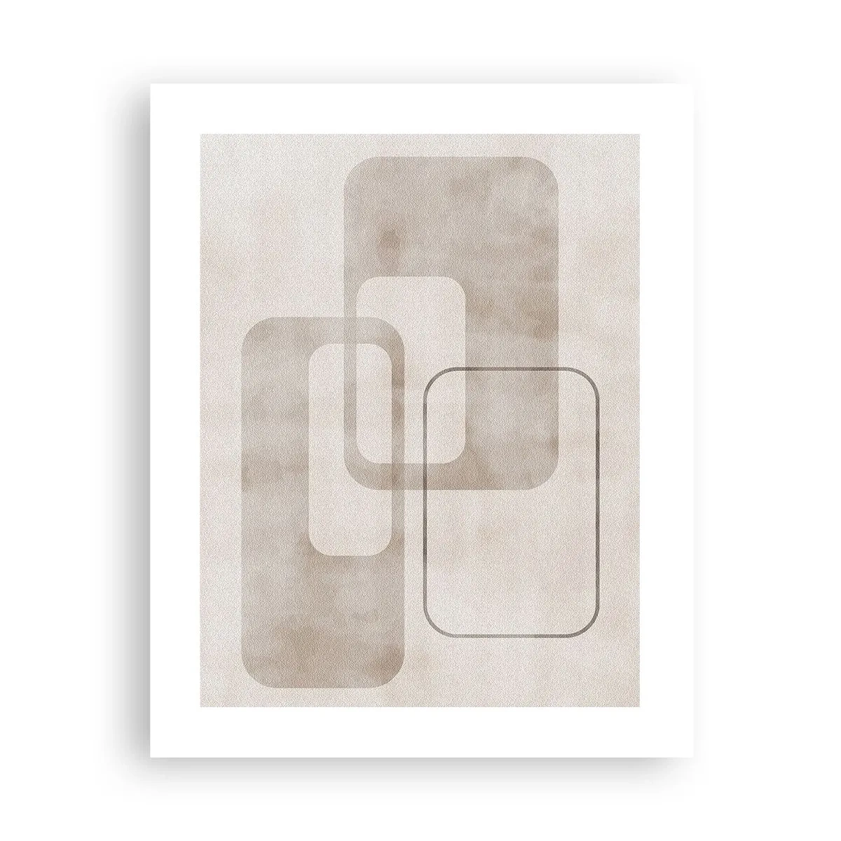 Affisch - Geometrisk fug - 40x50 cm