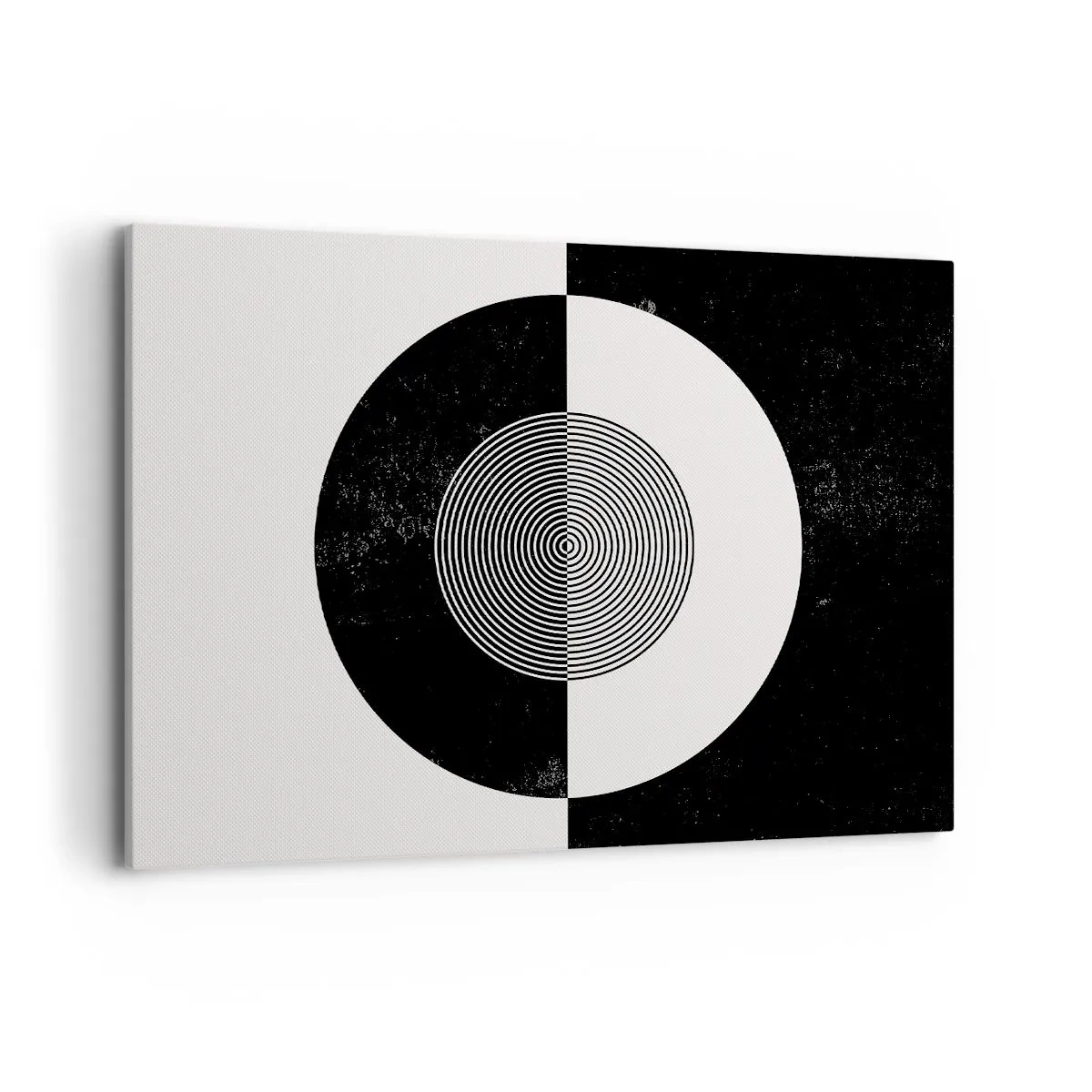 Canvastavla - Bild på duk - Harmoni i svart och vitt - 100x70 cm