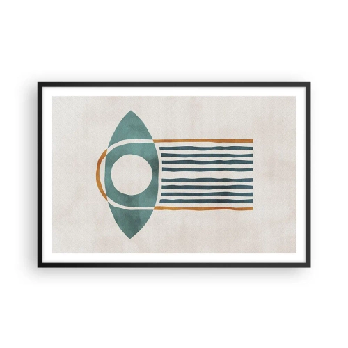 Affisch i svart ram - Tecken och ritualer - 91x61 cm