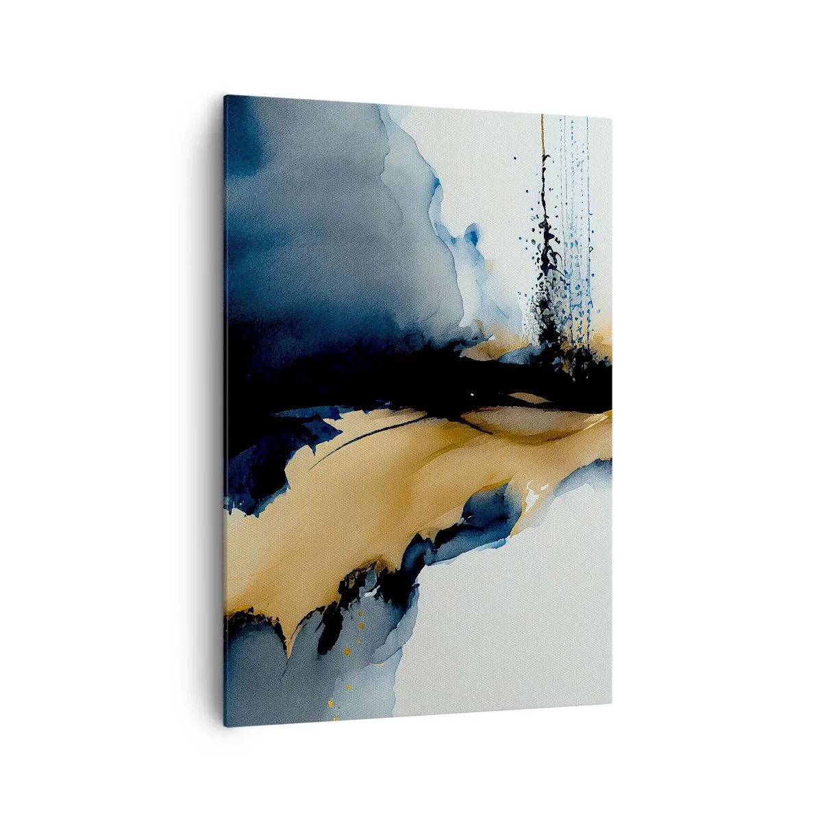 Canvastavla - Bild på duk - Bakom ridån - 70x100 cm