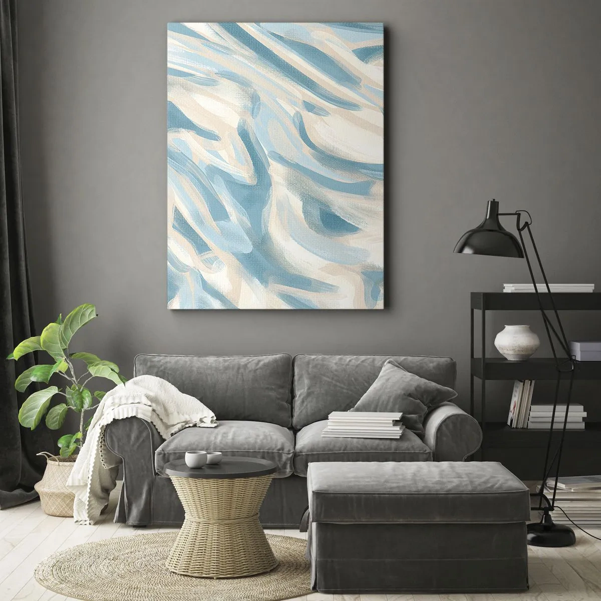 Canvastavla - Bild på duk - Vårvindar - 50x70 cm