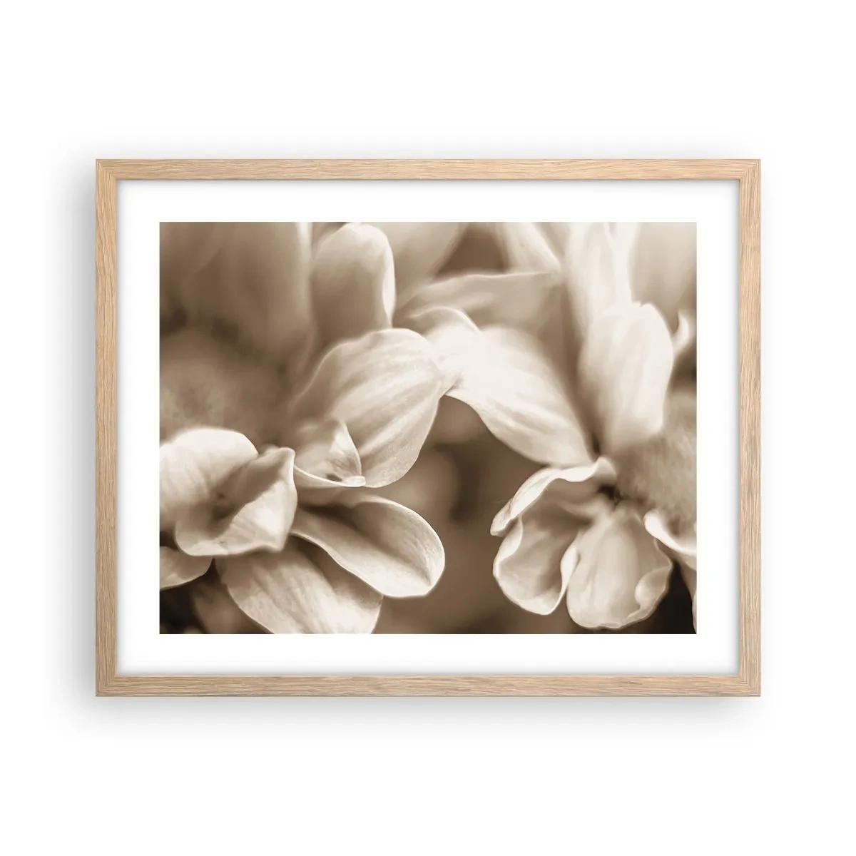 Affisch i ram av ljusek - Milda som ett leende - 50x40 cm