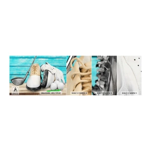 Fototapet Prov Standard Eco - Allt färdigt - Golf, Sport, Golfarskor - 100x30 cm