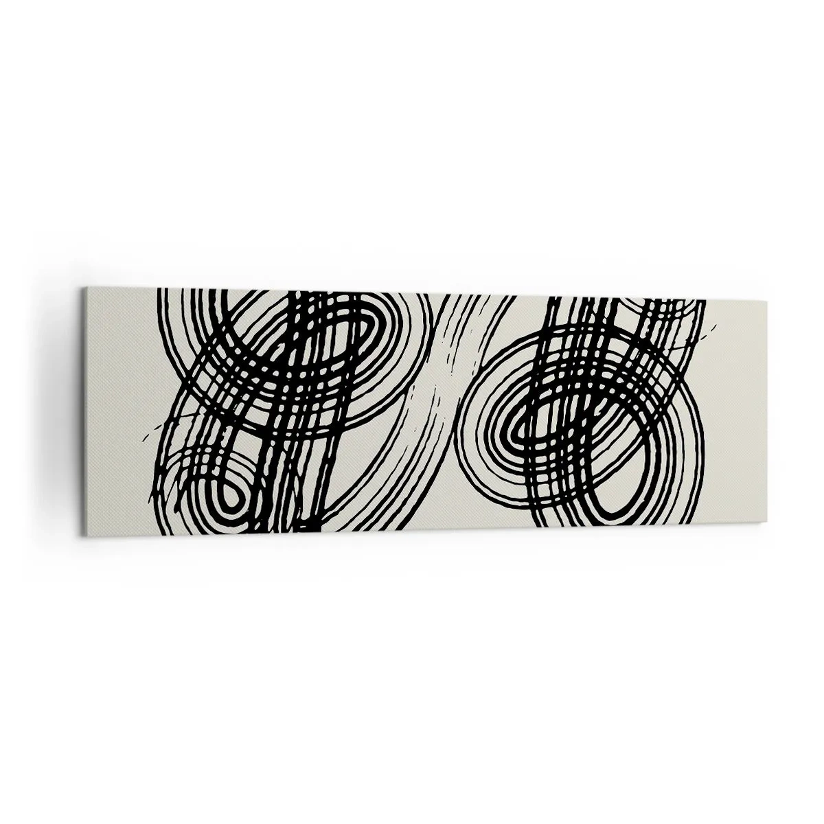 Canvastavla - Bild på duk - Det kom ut spontant - 160x50 cm