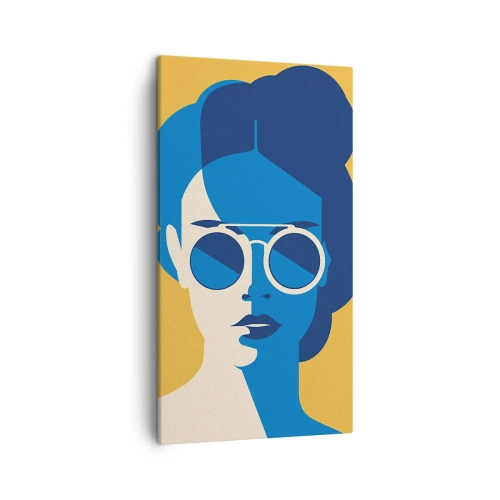 Canvastavla - Bild på duk - Semesterlook - 45x80 cm