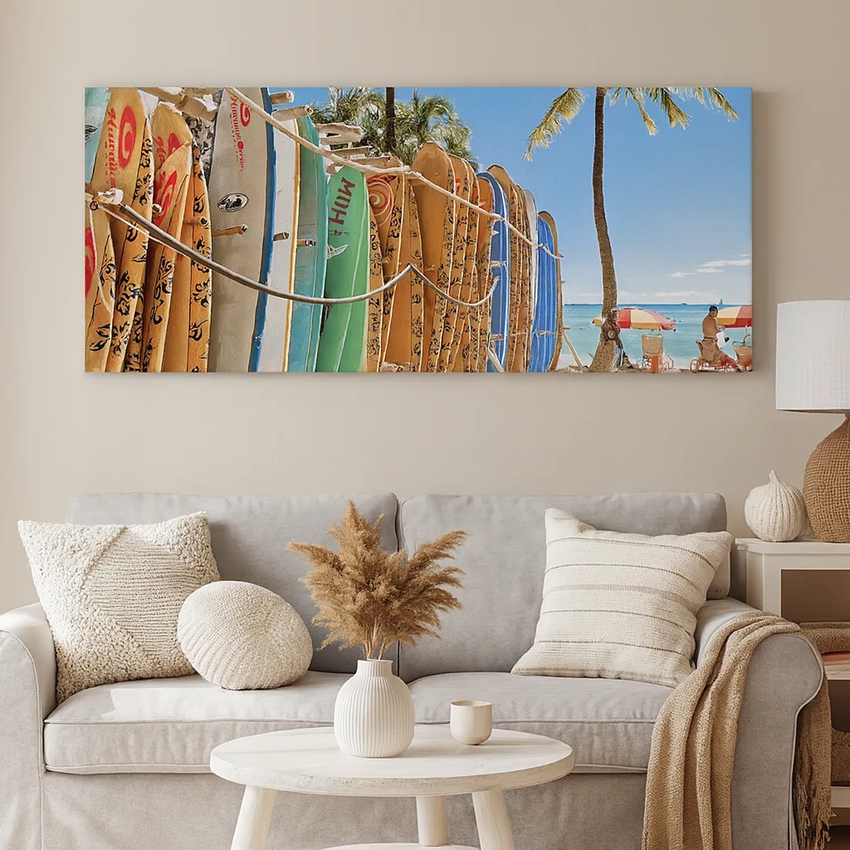 Canvastavla - Bild på duk - Solig lek - 30x30 cm