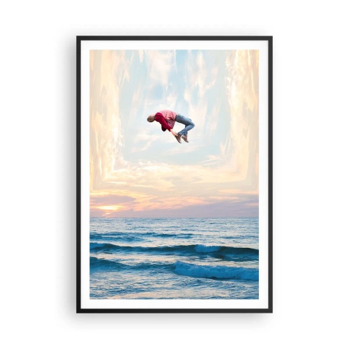 Affisch i svart ram - Till en annan dimension - 70x100 cm