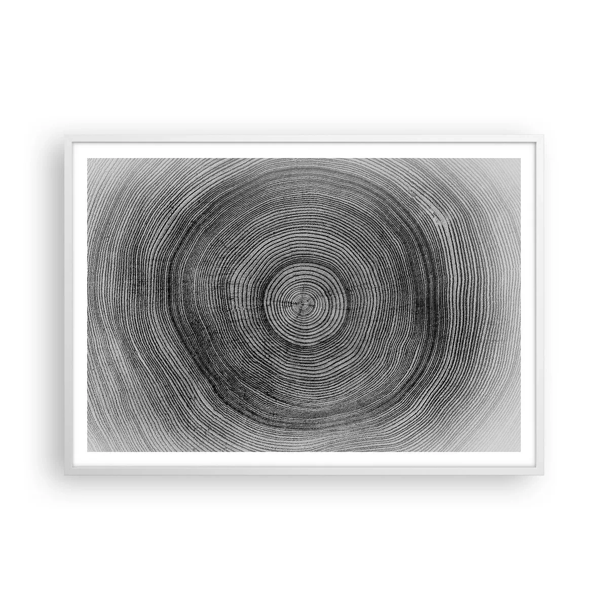 Affisch i vit ram - Ett tecken i tiden - 100x70 cm