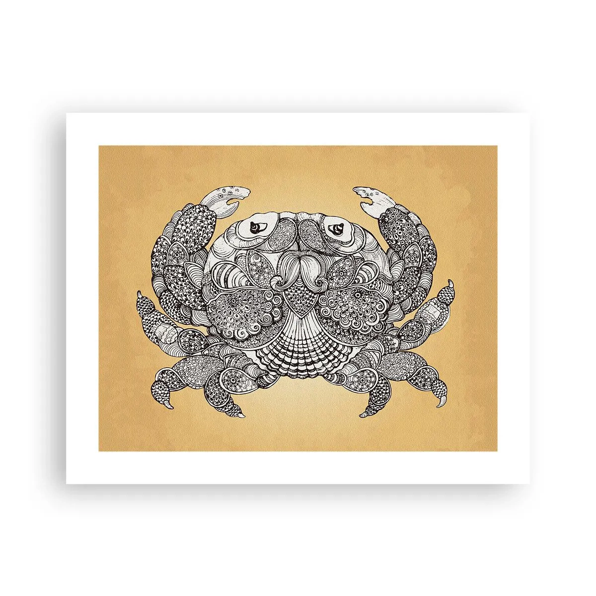 Affisch - Herr Krabba berättar - 50x40 cm