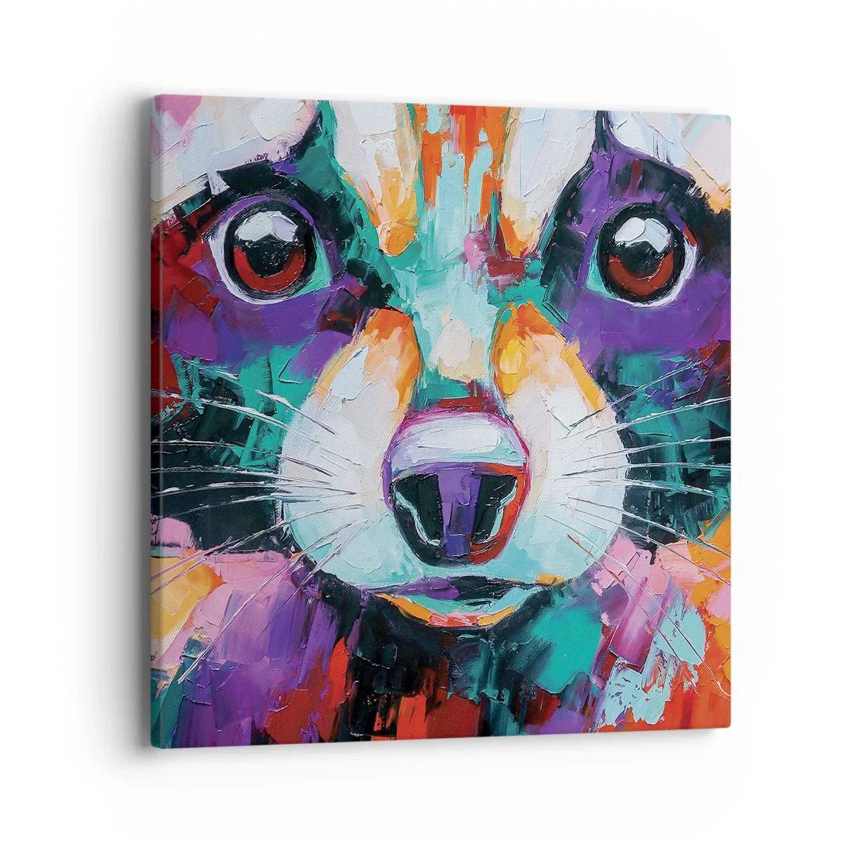 Canvastavla - Bild på duk - Enbart goda emotioner - 40x40 cm