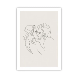 Affisch - I kärlekens famn - 50x70 cm