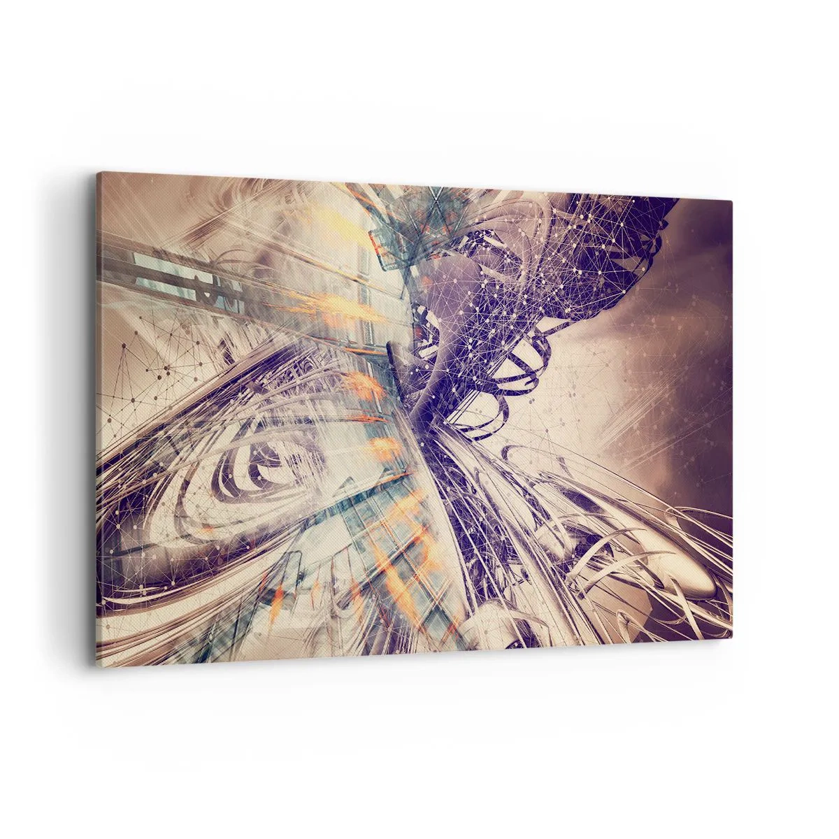 Canvastavla - Bild på duk - Med hög fart - 120x80 cm