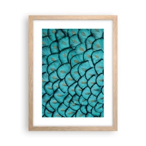 Affisch i ram av ljusek - Den stora fjädergalan - 30x40 cm