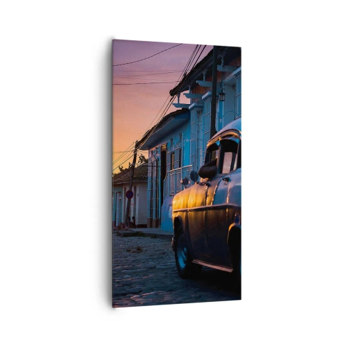 Canvastavla - Bild på duk - Här bromsar tiden - 65x120 cm