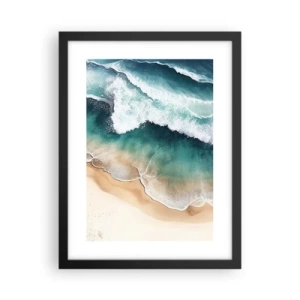 Affisch i svart ram - Ett evigt möte - 30x40 cm